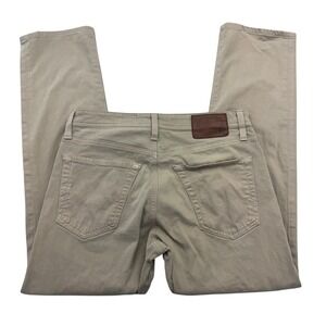 AG Adriano Goldschmied Jeans Men 29x32 Beige Tailored Leg Hemmed Straight Preppy